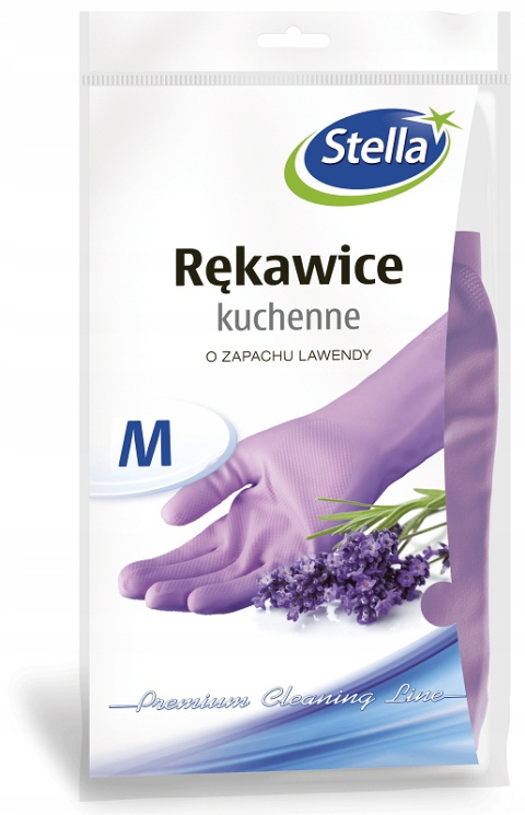 Rękawice lawendowe Stella rozmiar M