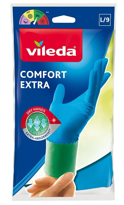 Rękawiczki gumowe S Vileda Comfort Extra