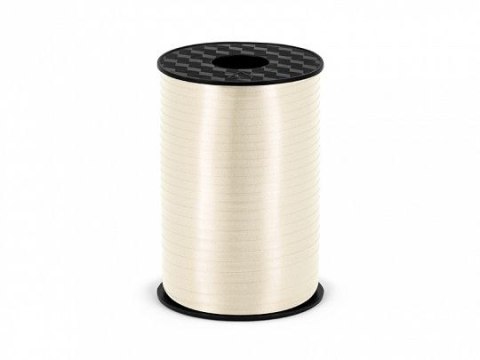 Wstążka plastikowa 205x5 [mm x m] KREMOWY JASNY Partydeco (PRP5-079J)