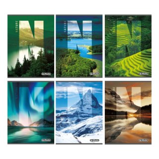 Zeszyt Nature 9577271 A5 60k. 70g krata Herlitz (400198002)