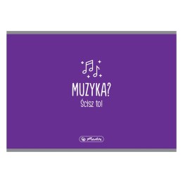 Zeszyt do nut 9583493 A5 16k. 70g pięciolinia Herlitz (400198008)