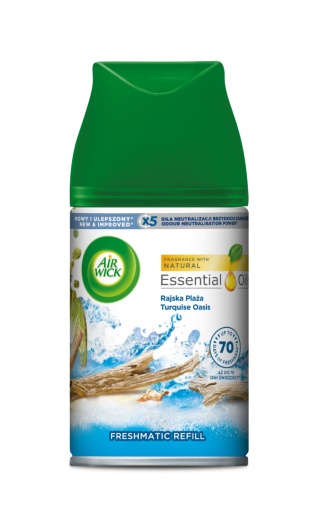 Air Wick Freshmatic - wkład do automatycznego odświeżacza powietrza, 250 ml - Rajska plaża
