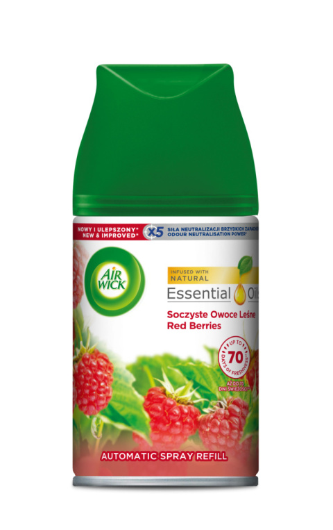 Air Wick Freshmatic - wkład do automatycznego odświeżacza powietrza, 250 ml - Soczyste owoce leśne