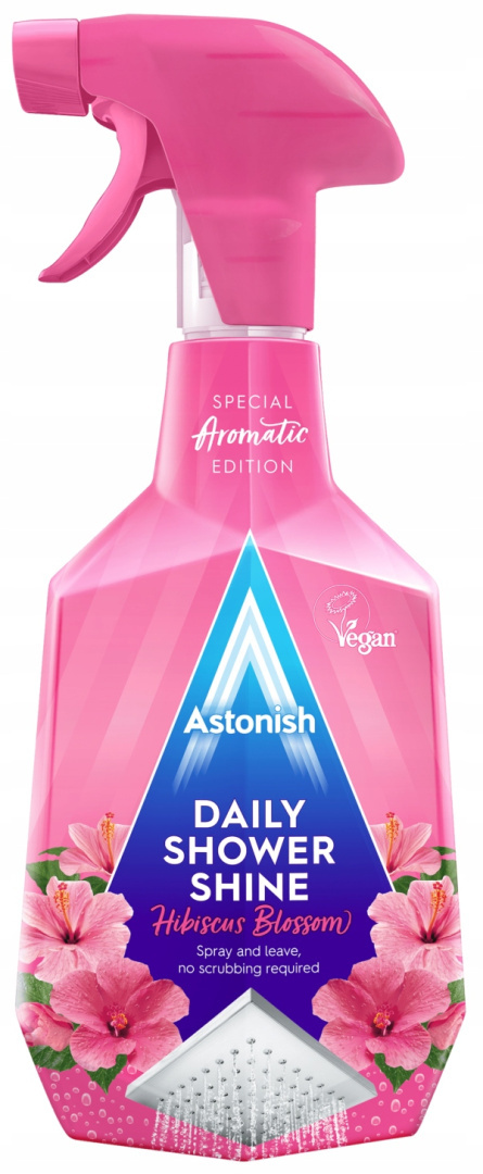 Astonish - płyn do czyszczenia kabin prysznicowych 750ml - Hibiskus
