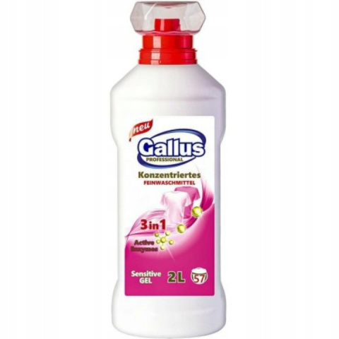 Gallus Professional Żel do prania 2L 3w1 - Sensitive