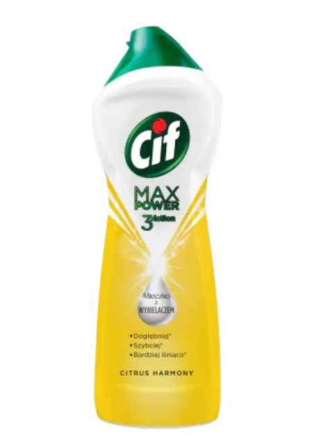 Cif Max Power - mleczko z wybielaczem - Citrus Harmony