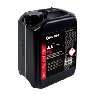 Eco Shine ALU RED - płyn do usuwania zabrudzeń z felg, kołpaków i lakieru - 5L