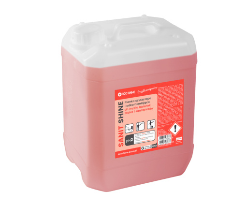 Eco Shine Sanit Shine - Pianka czyszcząco-odkamieniająca do toalet i łazienek - 5L