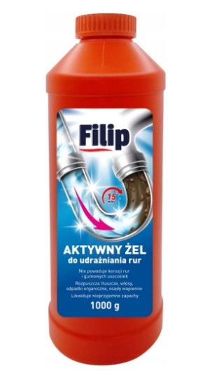 Filip - aktywny żel do udrażniania rur 1kg
