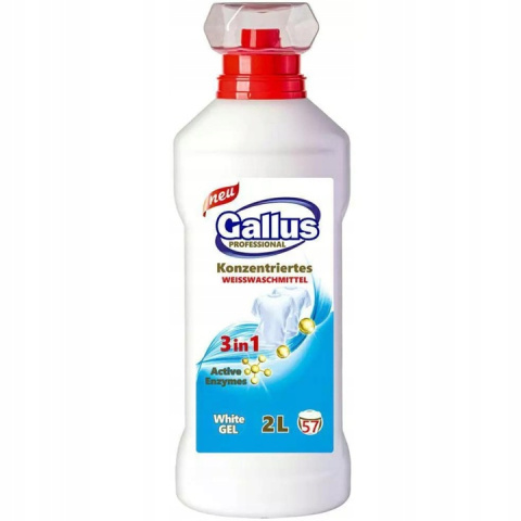 Gallus Professional Żel do prania białego 2L 3w1 - White