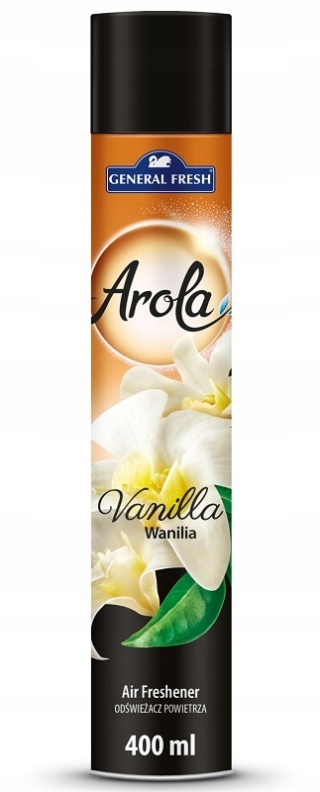 General Fresh Arola - odświeżacz powietrza w spray'u 400 ml - Wanilia