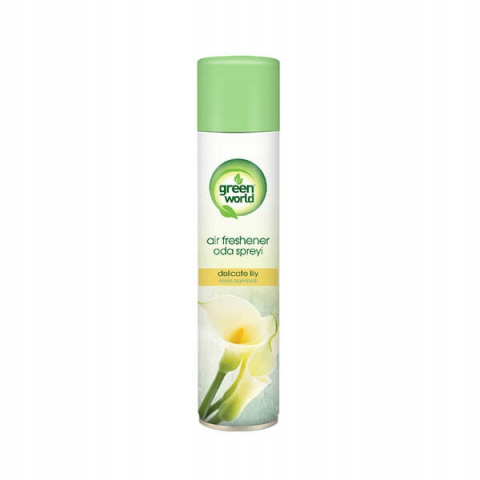 Green World - odświeżacz powietrza w spray'u, 300 ml - Delikatna lilia
