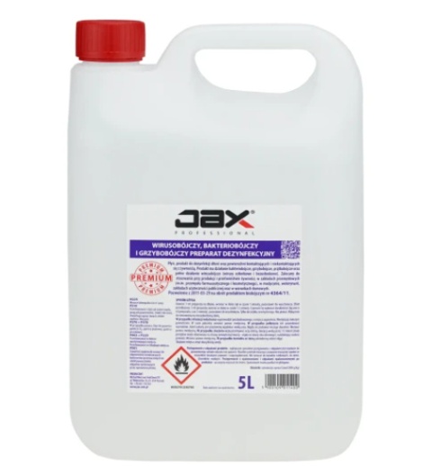 Jax Professional 34 PREMIUM - Płyn do dezynfekcji rąk - 5 L