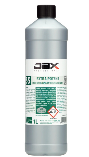 Jax Professional 55 - Extra Potens preparat do usuwania tłustego brudu - 1L