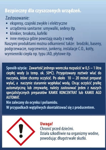 KAMIX - odkamieniacz 50g