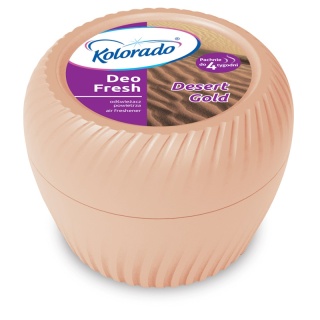 Kolorado Deo Fresh - odświeżacz powietrza w żelu, muszelka 150 ml - Desert Gold