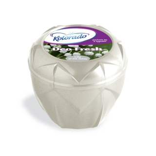 Kolorado Deo Fresh - odświeżacz powietrza w żelu, muszelka 150 ml - Lilly of the valley