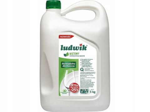 Ludwik Płyn do Naczyń 5L - Mięta