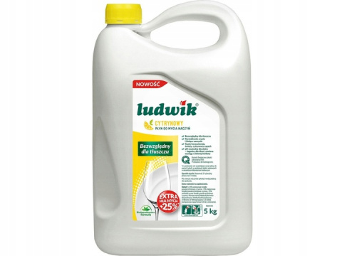 Ludwik Płyn do Naczyń 5L - Cytrynowy