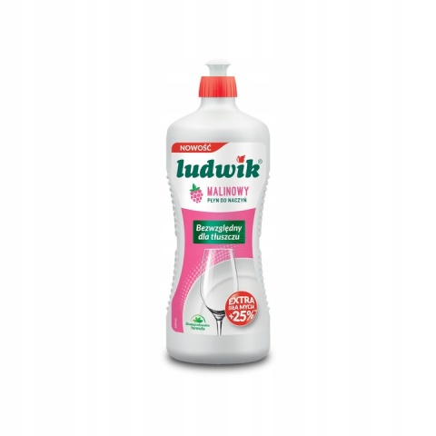 Ludwik Płyn do Naczyń 900ml - Malinowy