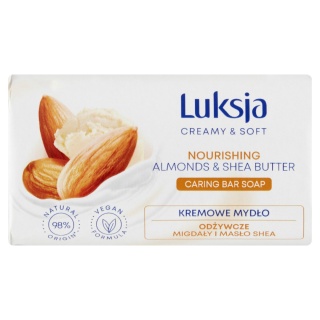 Luksja Creamy & Soft - mydło w kostce - Migdałowe