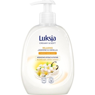 Luksja Creamy & Soft - mydło w płynie 500ml - Jaśmin i Wanilia