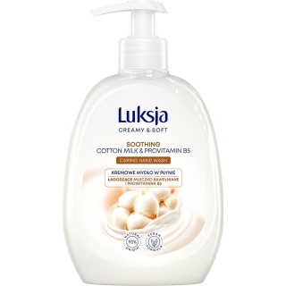 Luksja Creamy & Soft - mydło w płynie 500ml - Bawełna