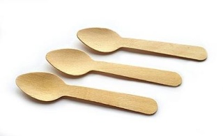 Łyżeczki drewniane - 100 sztuk