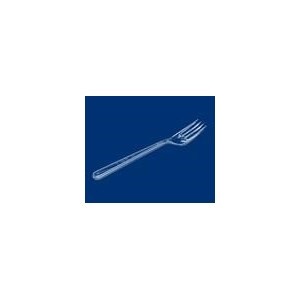 Widelce plastikowe przeźroczyste - 50 sztuk