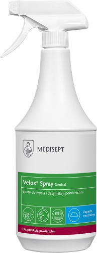 Medisept Velox Spray Neutral - spray do mycia i dezynfekcji powierzchni 1L