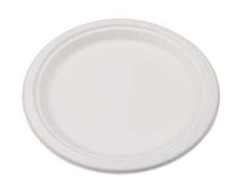 Talerz z trzciny cukrowej okrągły 26cm - 50 sztuk