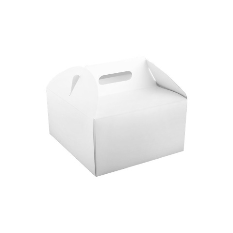 Pudełko na tort z uchwytem 21x21x8 cm