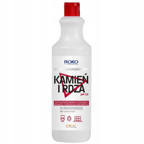 Roko Professional Kamień i Rdza - Kwaśny preparat do silnych zabrudzeń - 1l