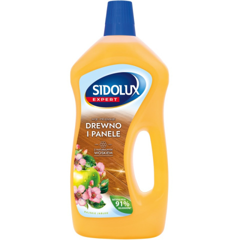 Sidolux Expert Płyn do mycia paneli i drewna 750ml - Rajskie jabłko
