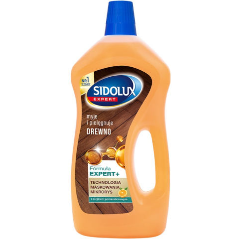 Sidolux Expert Płyn do mycia drewna 750ml - Olejek pomarańczowy