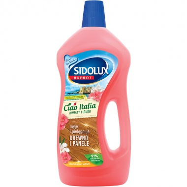 Sidolux Expert Płyn do mycia paneli i drewna 750ml - Kwiat Ligurii