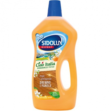 Sidolux Expert Płyn do mycia paneli i drewna 750ml - Pomarańcze Sycylii