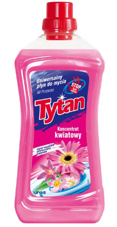 Tytan uniwersalny płyn do mycia 1L - koncentrat kwiatowy