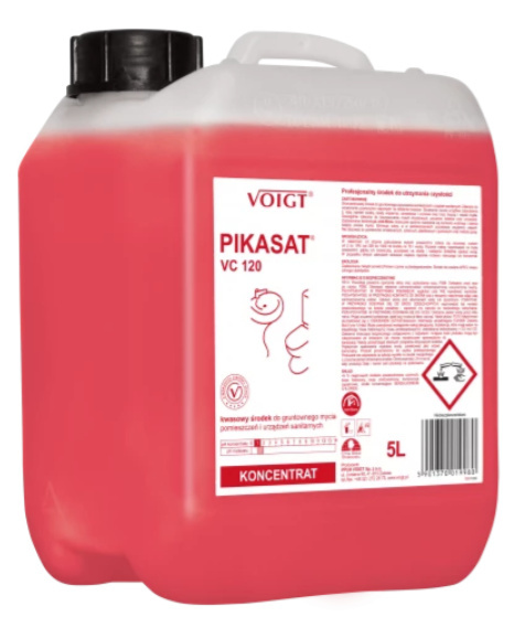 VOIGT Pikasat VC 120 - środek do gruntownego mycia pomieszczeń i urządzeń sanitarnych - 5L