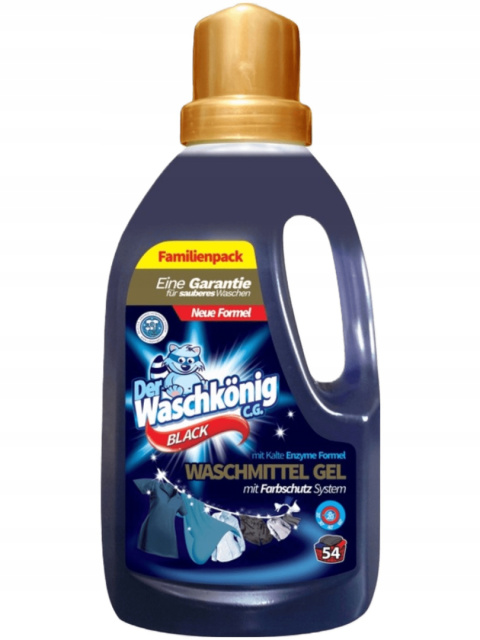 Waschkonig Żel do prania czarnego 1,625L 54 prania - Black