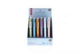 Długopis żelowy Academy z gripem wkład niebieski 0,5-1,0mm Interdruk (żelowy)