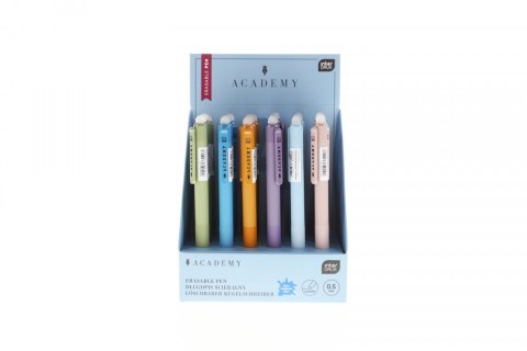 Długopis żelowy Academy z gripem wkład niebieski 0,5-1,0mm Interdruk (żelowy)