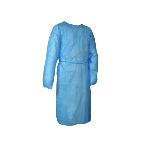 Fartuch jednorazowy PP jasnoniebieski XL- 10 sztuk