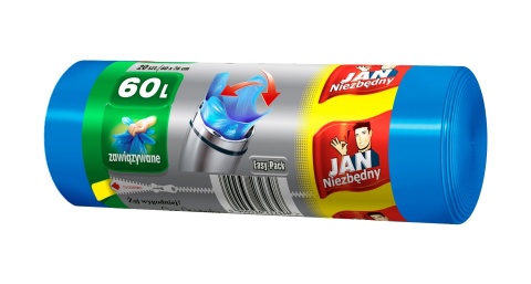 Jan Niezbędny Easy Pack worki na śmieci zawiązywane 60L