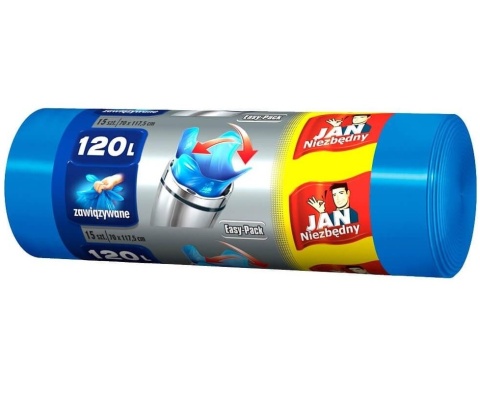 Jan Niezbędny Easy Pack worki na śmieci zawiązywane 120L
