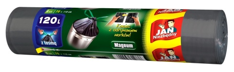 Jan Niezbędny Magnum worki na śmieci z taśmą 120L