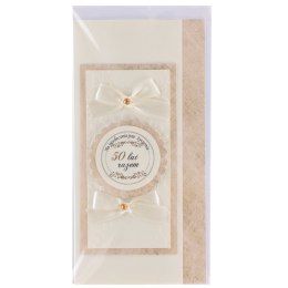 Kartka składana rocznica ślubu ręcznie zdobiona DL Deco Styl