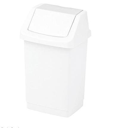 Kosz na śmieci Curver uchylny Click It 25L biały