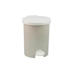 Kosz na śmieci Curver z pedałem szary 25L