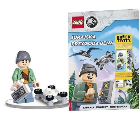 Książeczka edukacyjna LEGO® Jurassic World™. Jurajska przygoda Bena Ameet (LNC 6208)